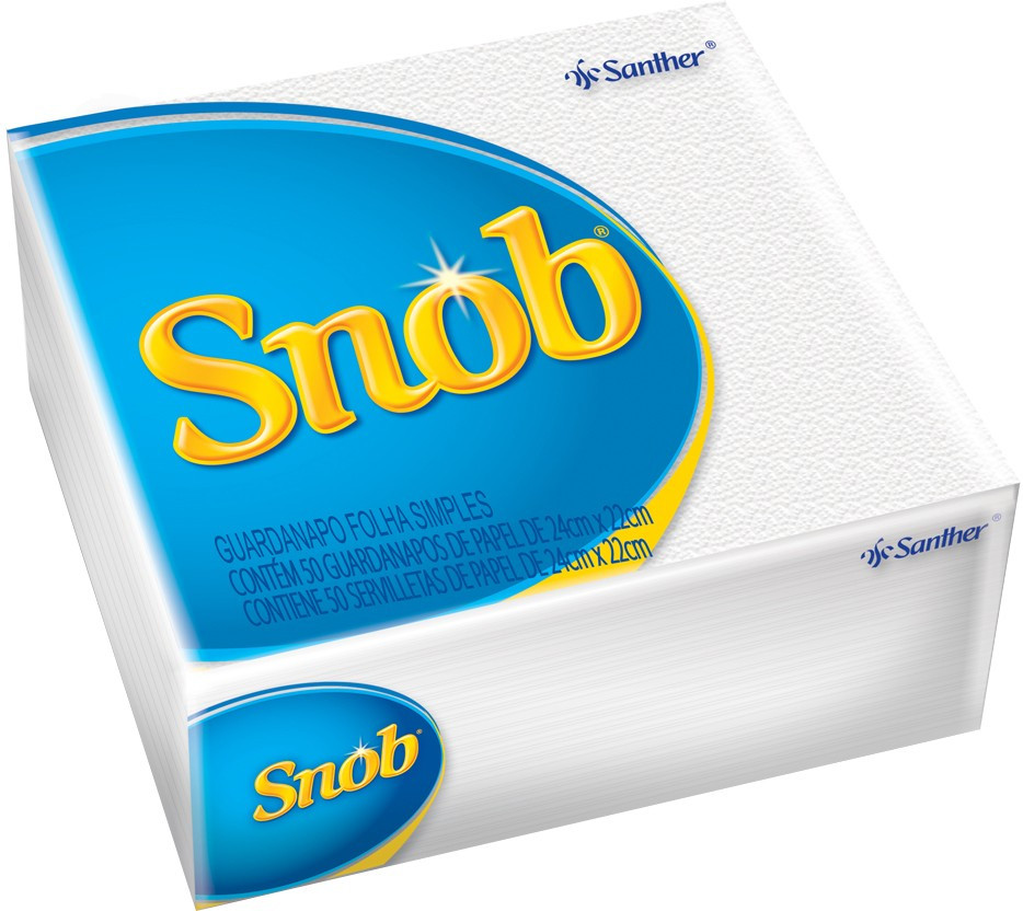 GUARDANAPO 24X22CM SNOB C/50 -