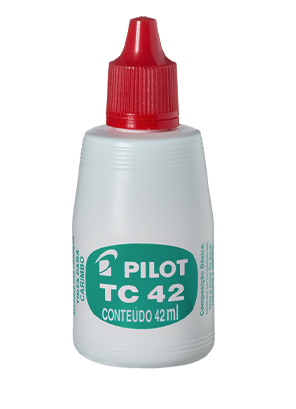 TINTA CARIMBO TC42 VERMELHA 42