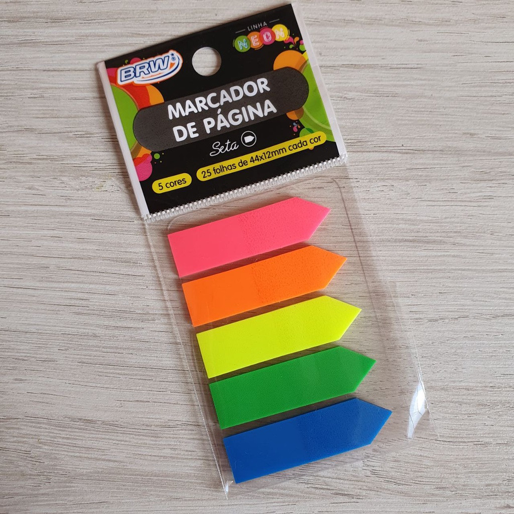 MARCADOR PAGINAS FLAGS 5 SETAS