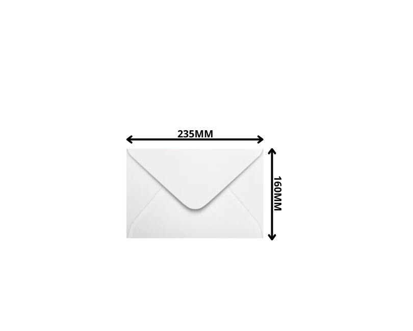 ENVELOPE 160X235MM BRANCO >