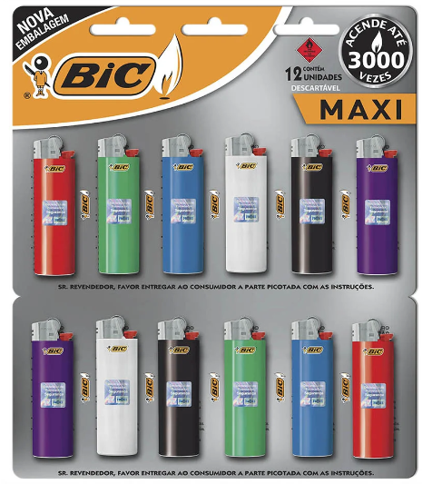 ISQUEIRO BIC MAXI GRANDE >