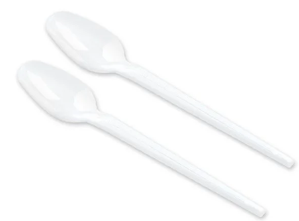 COLHER PLAST. SOBREMESA BRANCA