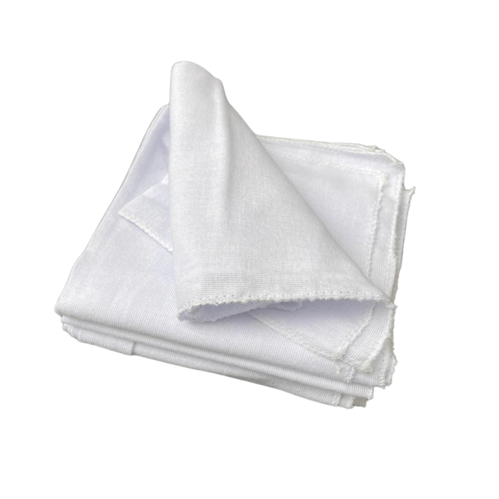 FLANELA BRANCA 28X38CM >