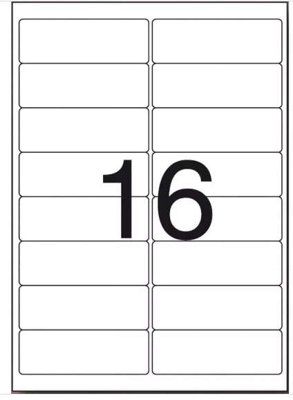 ETIQUETA A4362 100FLS 34X99,1