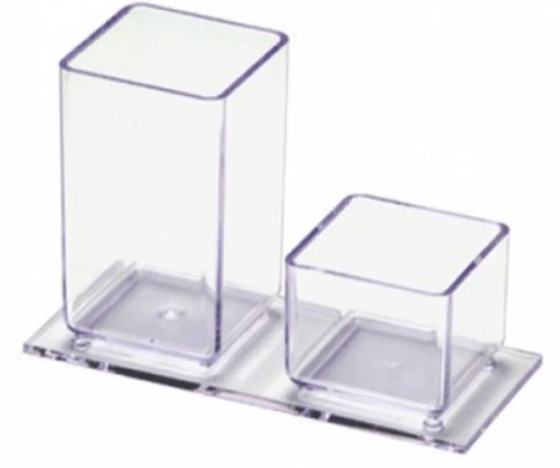 PORTA LAPIS/CLIPS CRISTAL PREM