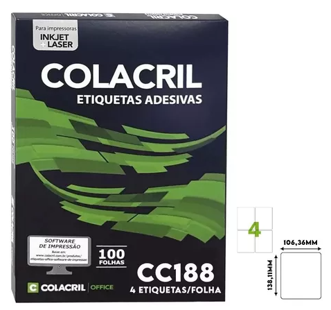 ETIQUETA 6188 CARTA 100FLS 138