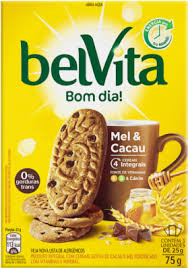 BISCOITO BELVITA MEL/CACAU 75G