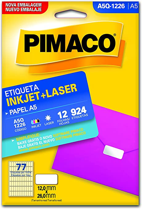ETIQUETA A5Q1226 12X26 12FLS P