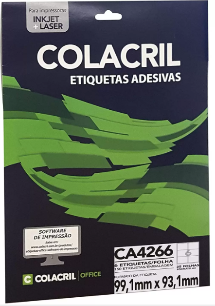 ETIQUETA A4266 25FLS 93,1X99,1