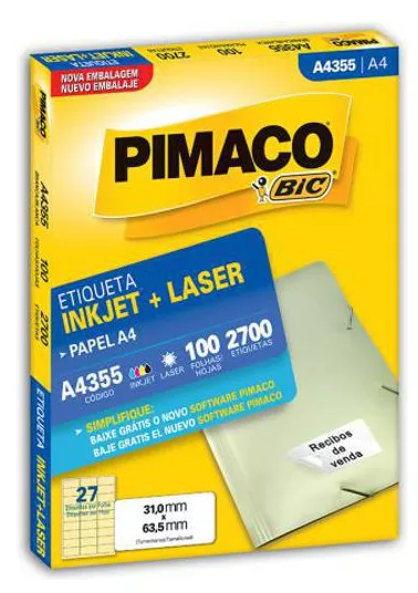 ETIQUETA A4355 100FLS 31,0X63,