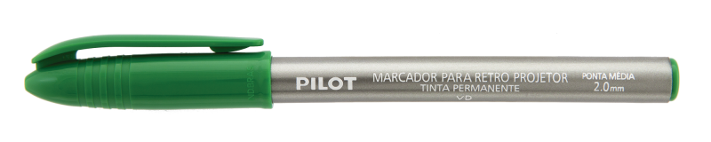CANETA RETRO. 2.0MM PILOT VERD