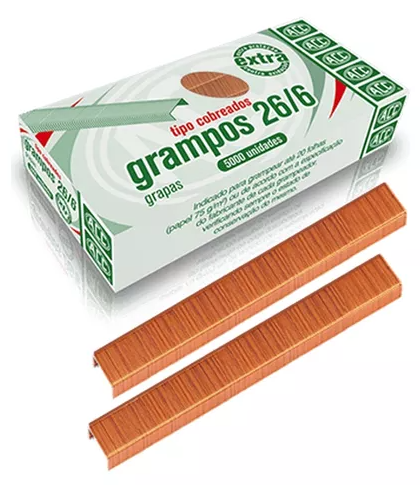 GRAMPO 26/6 ACC COBREADO C/500