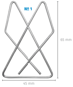 GRAMPO TRANCADO N1 GALV. GASFE