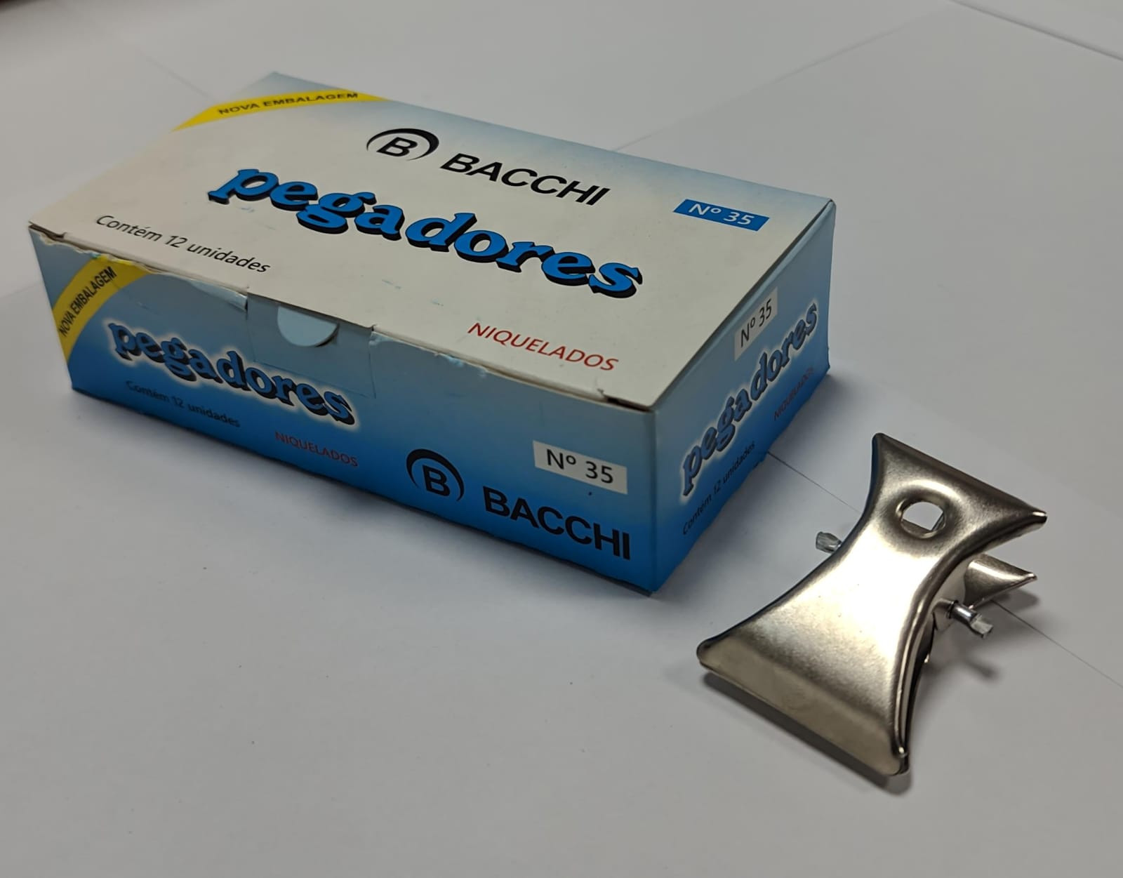 PEGADOR DE PAPEL 35MM NIQ. BAC