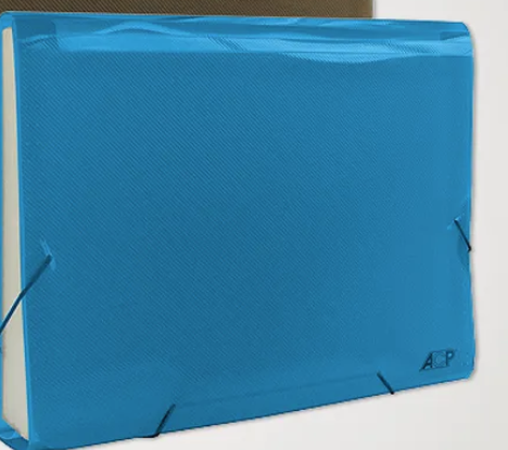 PASTA SANFONADA A4 12 DIV. AZU