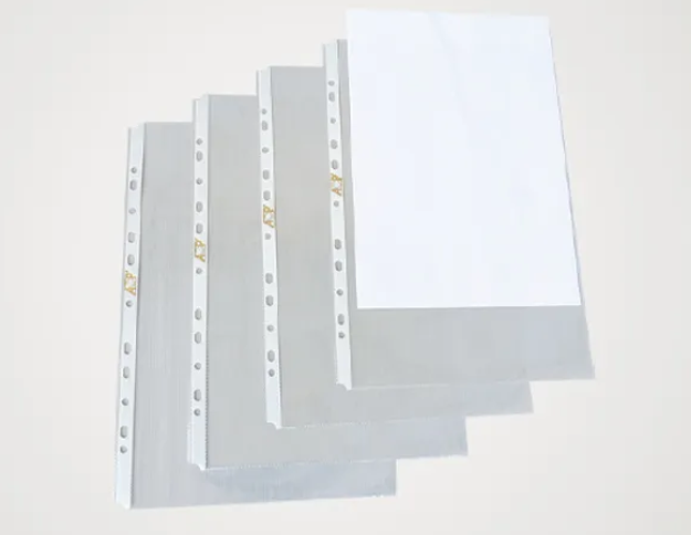 SACO PLASTICO A4 11FUROS CRIST