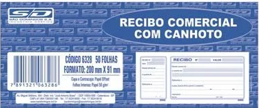 RECIBO C/CANHOTO SAO DOMINGOS