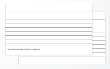 FICHA PAUTADA 3X5 127X76MM PCT