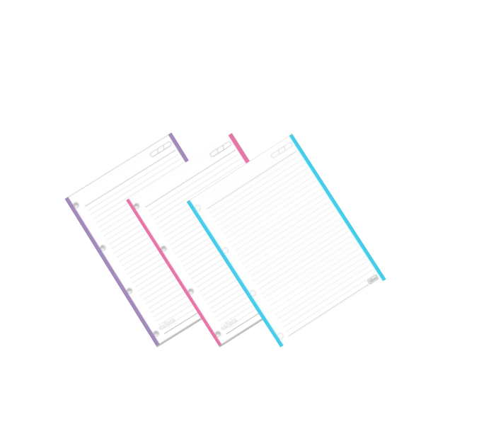 REFIL P/FICHARIO A4 96FLS COLO