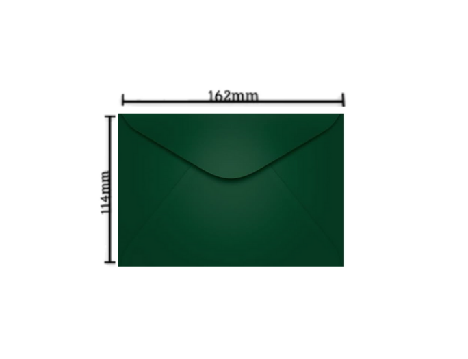 ENVELOPE VERDE 114X162MM ( BRA