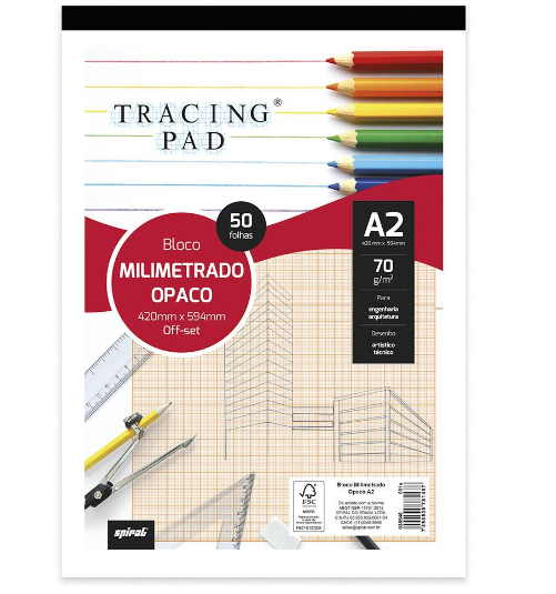 BLOCO MILIMETRADO A2 420X594 C