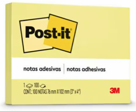 BLOCO ADESIVO POST-IT 76X102 1