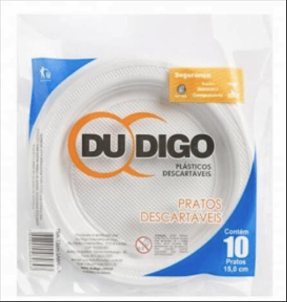 PRATO PLASTICO PR-26 26CM C/10