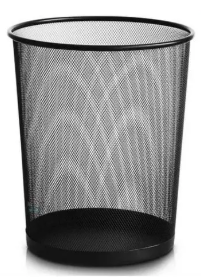 CESTO ESCRITORIO METAL 20,3X22