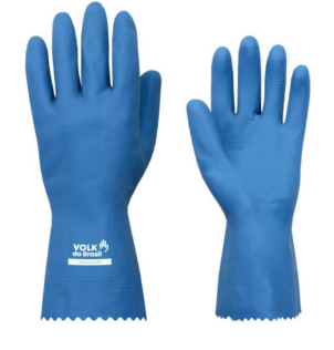 LUVA DE BORRACHA VERNIZ SILVER