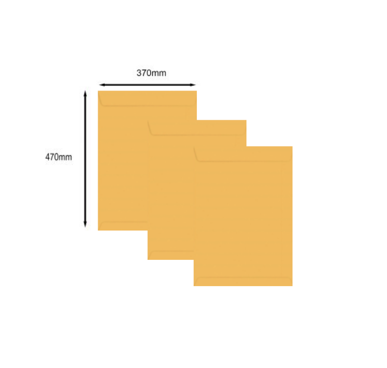 ENVELOPE OURO 370X470MM 80GR >