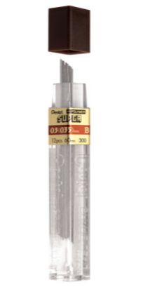 GRAFITE 0.3MM B PENTEL C/12 >