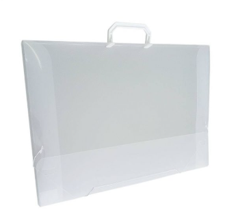 MALETA 30MM A3 CRISTAL C/ALCA