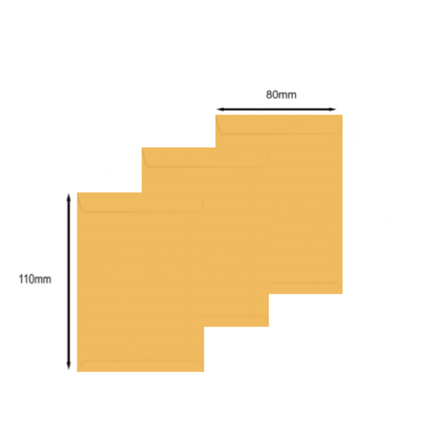 ENVELOPE OURO 80X115MM >