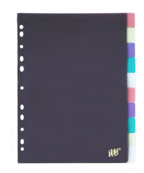 DIVISORIA A4 P/FICHARIO COLORI