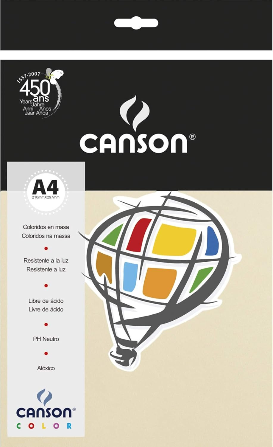 PAPEL A4 CANSON 180GR MARFIM 1
