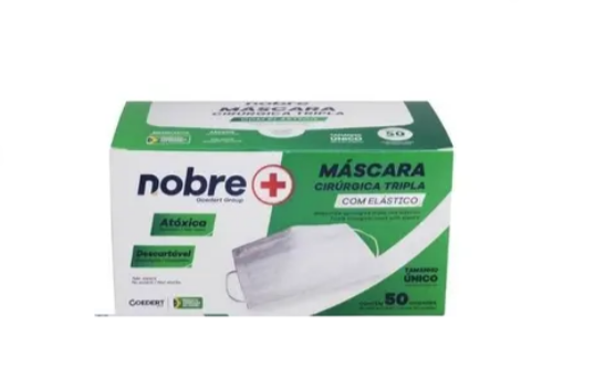 MASCARA DESCARTAVEL TRIPLA C/E