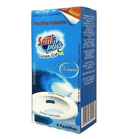 PASTILHA ADESIVA SANIPLUS OCEA