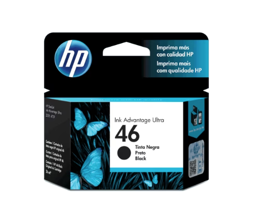 CARTUCHO HP 46 CZ637AL PRETO 2