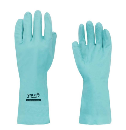 LUVA DE BORRACHA NITRILICA SLI