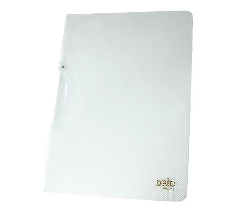 PASTA C/CLIP PLAST. A4 CRISTAL