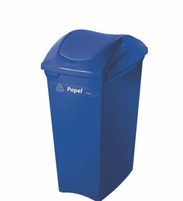 LIXEIRA BASCULANTE 70LTS AZUL