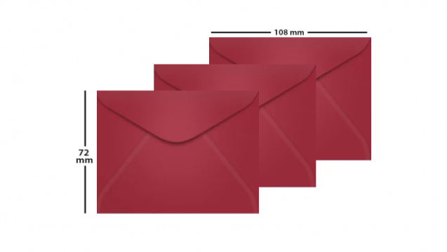 ENVELOPE VISITA COLORIDO 72X10