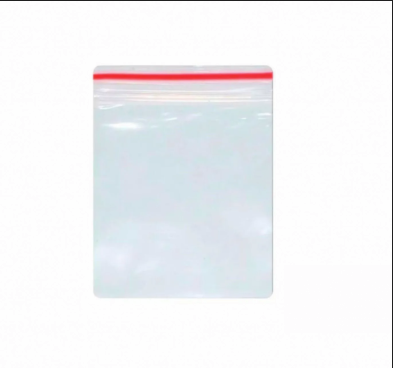 SACO POLI. TRANSPARENTE  ZIPER