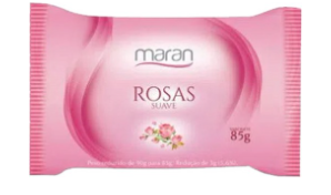 SABONETE MARAN SUAVE ROSAS 85G