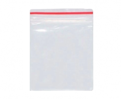 SACO POLI. TRANSPARENTE  ZIPER