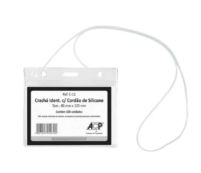 CRACHA HORIZONTAL C/CORDAO CRI