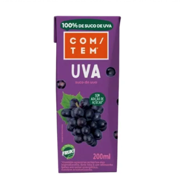 SUCO COM/TEM 100 UVA 200ML