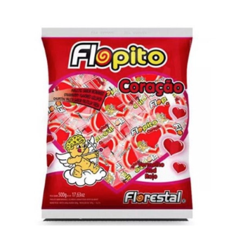 PIRULITO CORACAO VERMELHO 500G