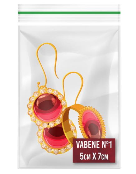 SACO POLI. TRANSPARENTE  ZIPER