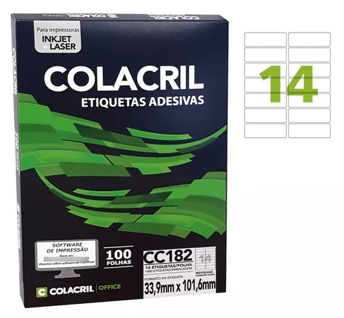 ETIQUETA 6182 CARTA 100FLS 33,